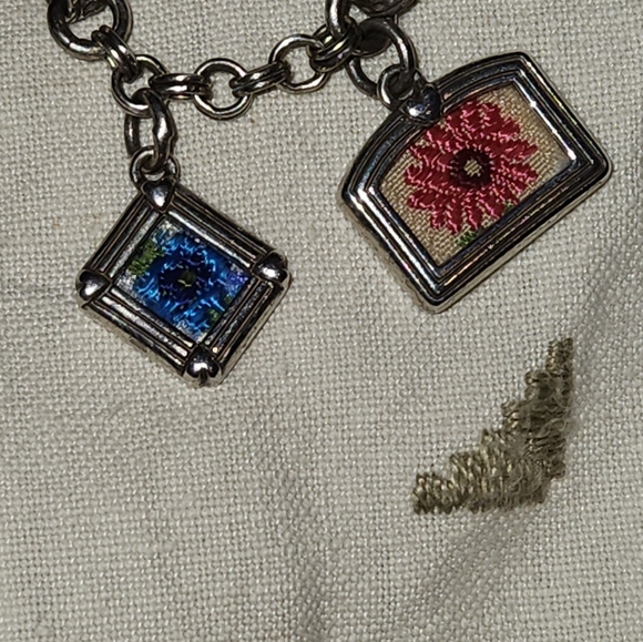 Brighton Framed Needlepoint Charm Bracelet - Picture 4 of 16